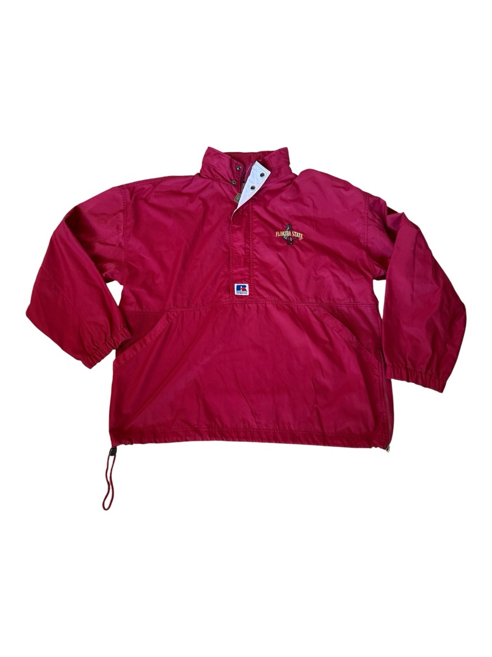 Vintage 90s Russell Athletic FSU Seminoles Water Resistant Windbreaker XL